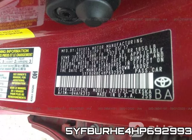 5YFBURHE4HP692993 фото 10