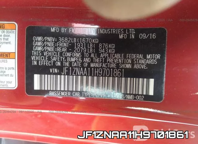 JF1ZNAA11H9701861 фото 10