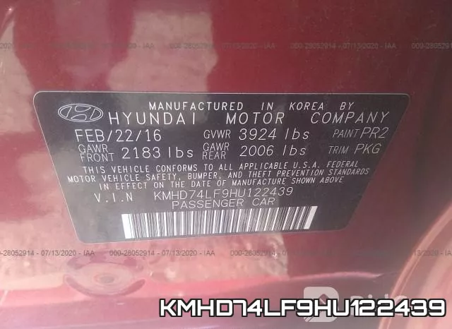 KMHD74LF9HU122439 фото 10