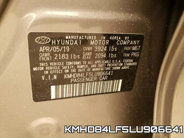 KMHD84LF5LU906641 фото 2