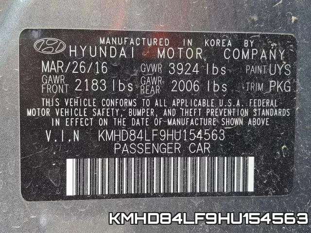KMHD84LF9HU154563 фото 2