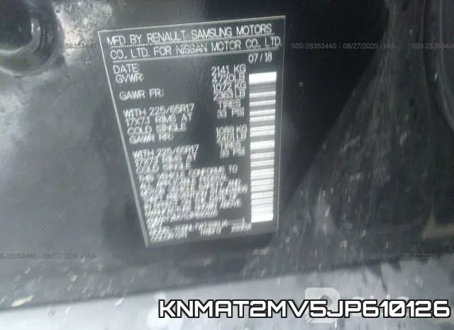 KNMAT2MV5JP610126 фото 10