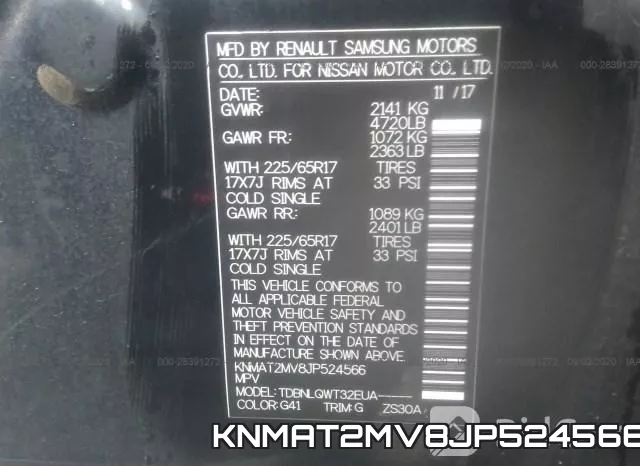 KNMAT2MV8JP524566 фото 10
