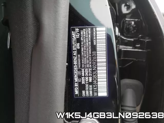 W1K5J4GB3LN092638 фото 2