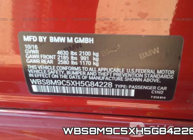 WBS8M9C5XH5G84228 фото 10