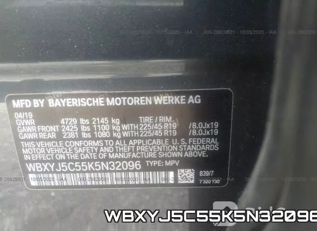 WBXYJ5C55K5N32096 фото 9