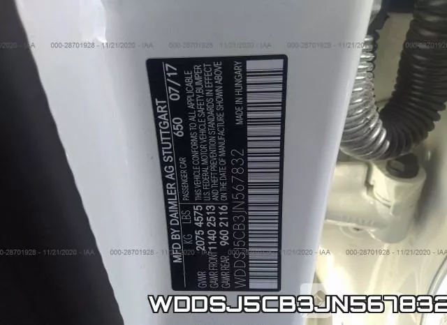 WDDSJ5CB3JN567832 фото 10