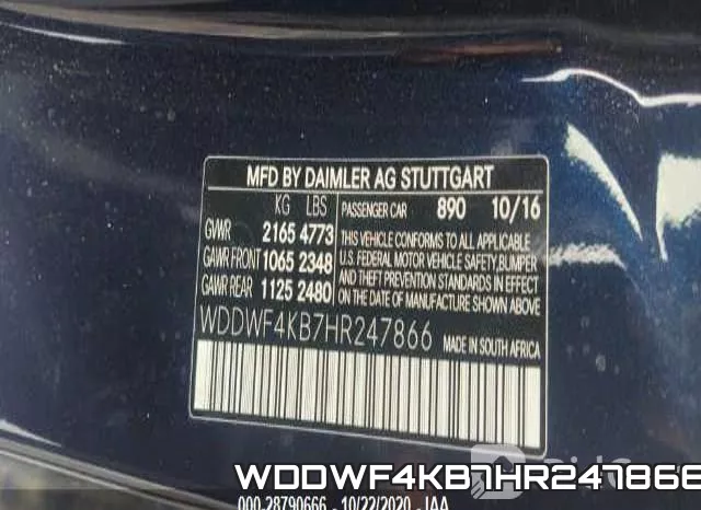 WDDWF4KB7HR247866 фото 10