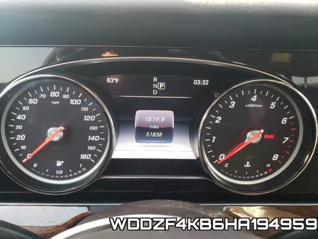 WDDZF4KB6HA194959 фото 9