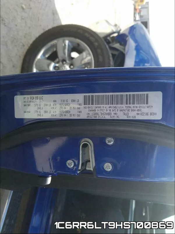1C6RR6LT9HS700869 фото 2