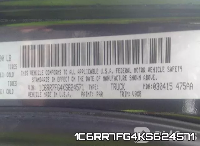 1C6RR7FG4KS624571 фото 10