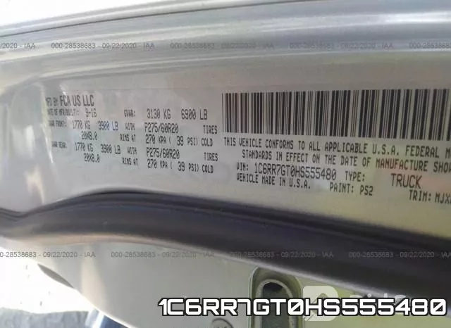 1C6RR7GT0HS555480 фото 10