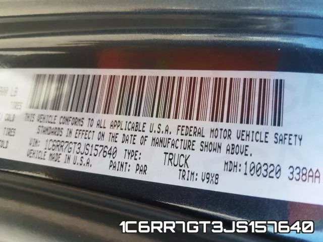 1C6RR7GT3JS157640 фото 2