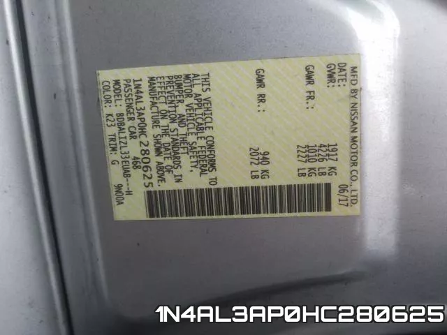 1N4AL3AP0HC280625 фото 2