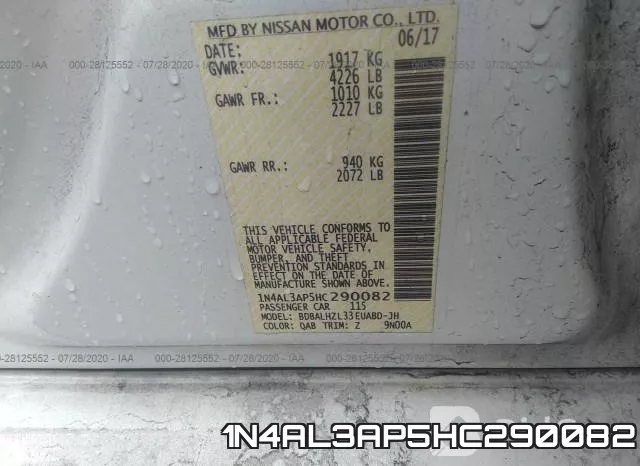 1N4AL3AP5HC290082 фото 10