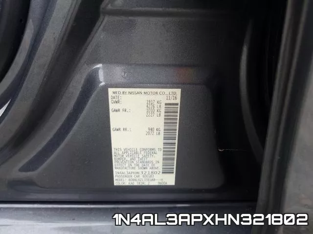 1N4AL3APXHN321802 фото 2