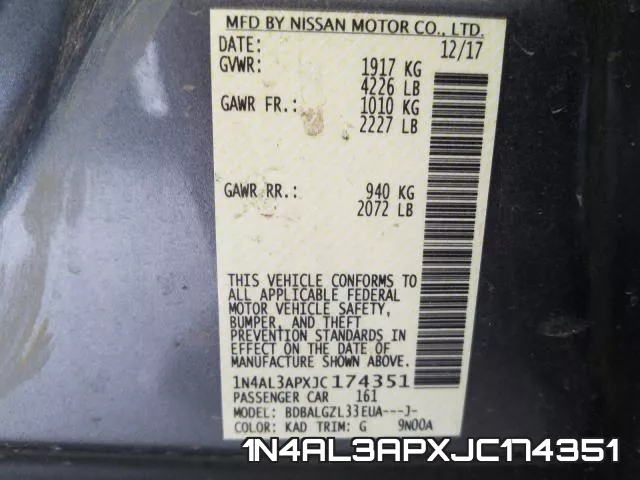 1N4AL3APXJC174351 фото 2