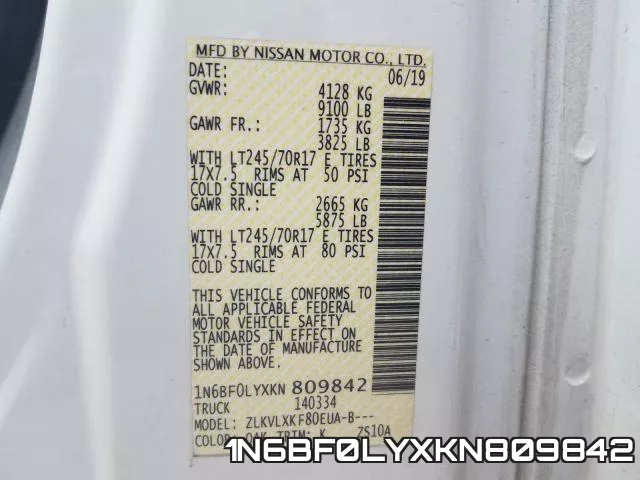 1N6BF0LYXKN809842 фото 2