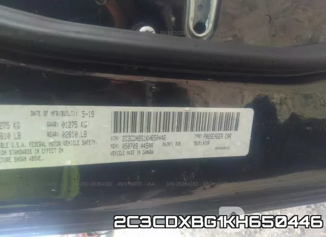 2C3CDXBG1KH650446 фото 10