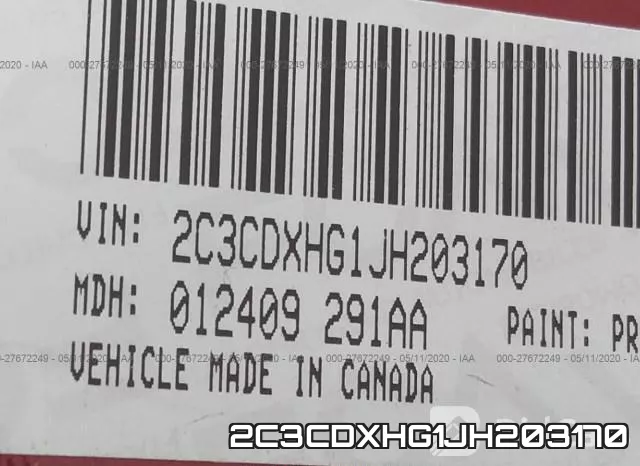2C3CDXHG1JH203170 фото 10