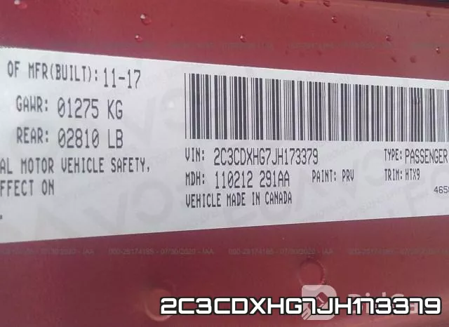 2C3CDXHG7JH173379 фото 10