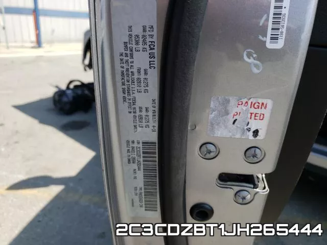 2C3CDZBT1JH265444 фото 2