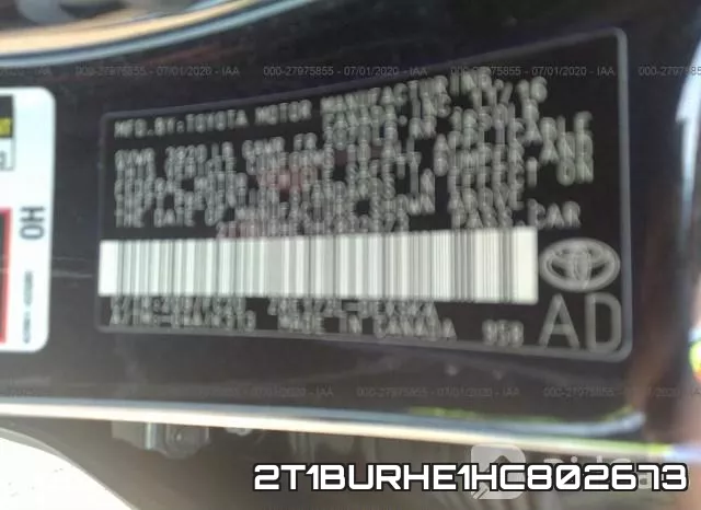 2T1BURHE1HC802673 фото 10