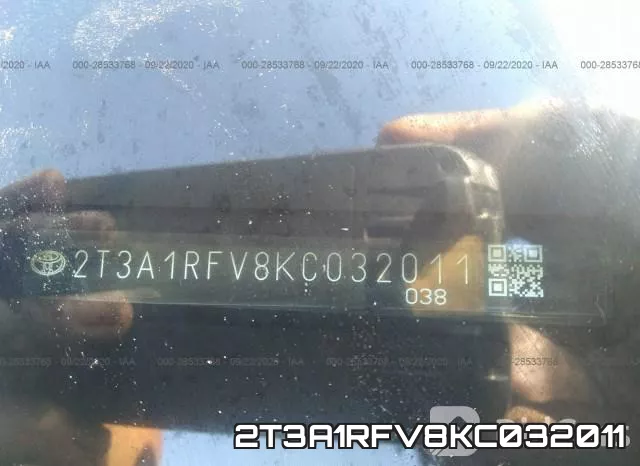 2T3A1RFV8KC032011 фото 10