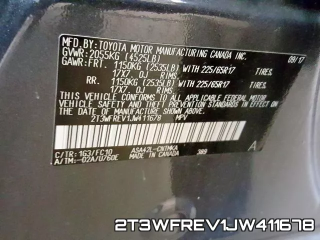 2T3WFREV1JW411678 фото 2