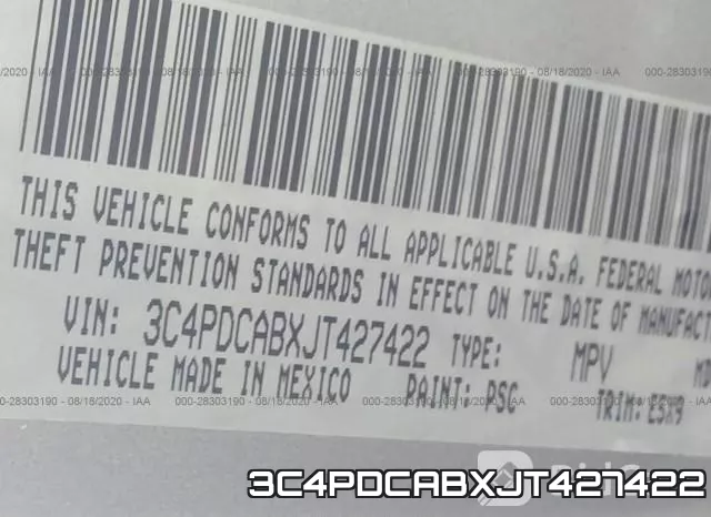 3C4PDCABXJT427422 фото 10