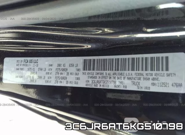 3C6JR6AT6KG510798 фото 10