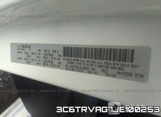 3C6TRVAG7JE100253 фото 10