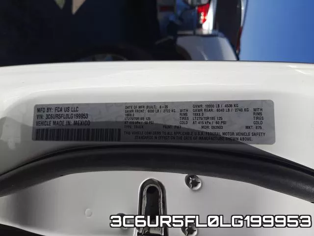 3C6UR5FL0LG199953 фото 2