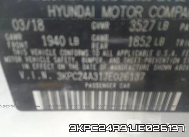 3KPC24A31JE026137 фото 10