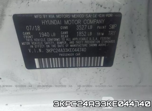 3KPC24A33KE044740 фото 10