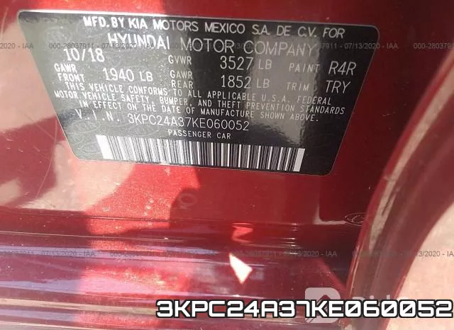3KPC24A37KE060052 фото 10
