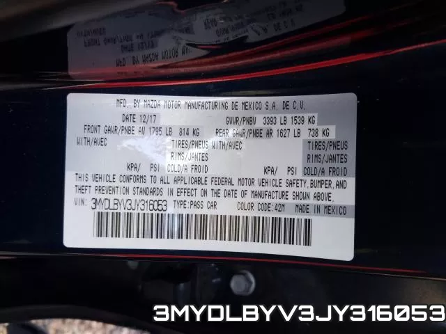 3MYDLBYV3JY316053 фото 2