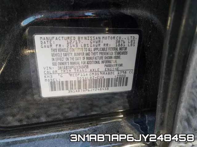 3N1AB7AP6JY248458 фото 2