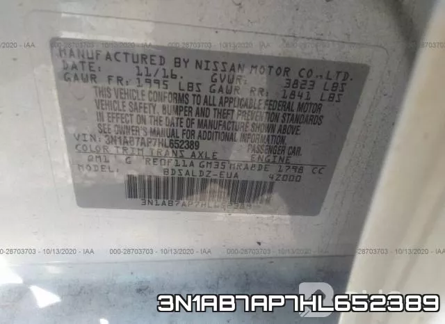 3N1AB7AP7HL652389 фото 10
