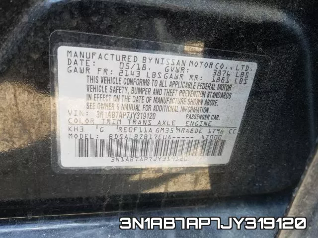 3N1AB7AP7JY319120 фото 2