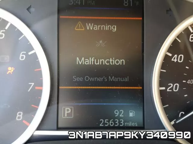 3N1AB7AP9KY340990 фото 9