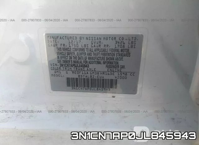 3N1CN7AP0JL845943 фото 10