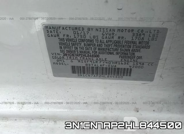 3N1CN7AP2HL844500 фото 10