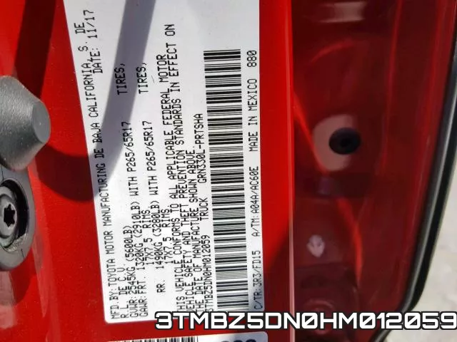 3TMBZ5DN0HM012059 фото 2