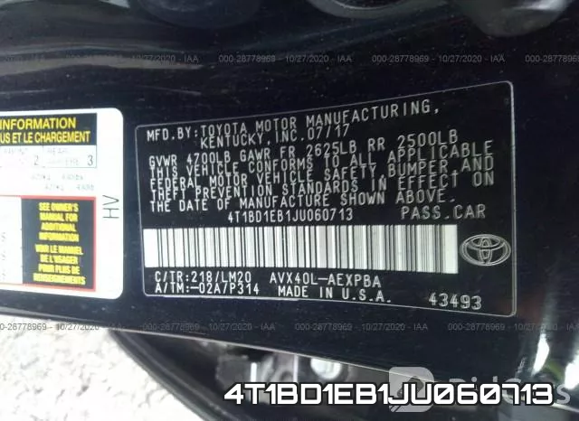 4T1BD1EB1JU060713 фото 10