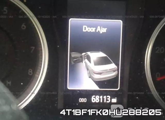 4T1BF1FK0HU288205 фото 8
