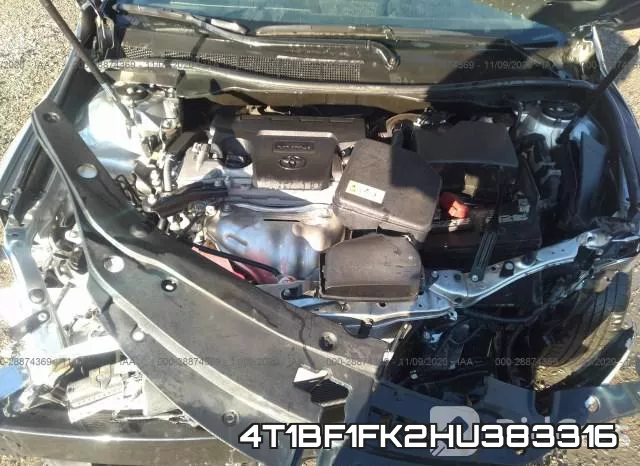 4T1BF1FK2HU383316 фото 2
