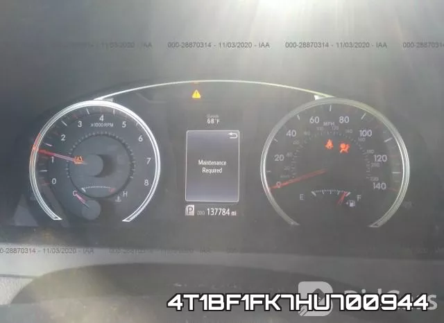 4T1BF1FK7HU700944 фото 8