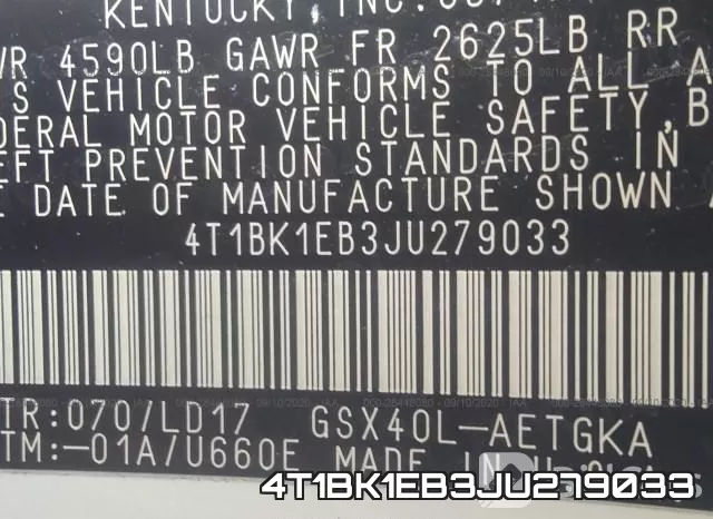 4T1BK1EB3JU279033 фото 10