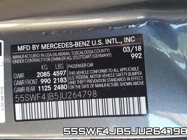 55SWF4JB5JU264798 фото 2